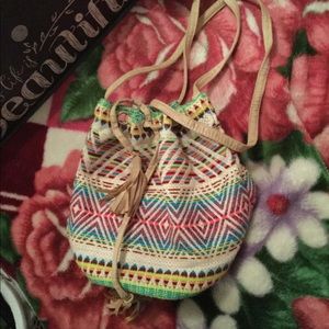 Tribal crossbody purse